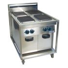 Professionele 4-pits kooktafel 