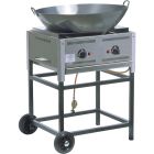 Watjan op propaangas, op onderstel