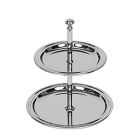 Etagère 2-laags RVS, laag