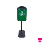 Afvalbak groen (decoratie)