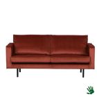 Home - 2.5-zits bank, Chesnut, velvet