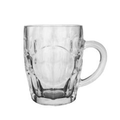 Stoel Raw, met bruin lederen zitting 