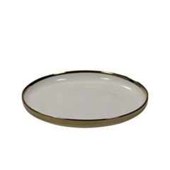 Stoel Raw, met bruin lederen zitting 