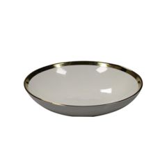 Stoel Raw, met bruin lederen zitting 