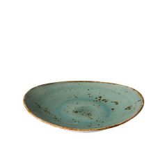 Stoel Raw, met bruin lederen zitting 