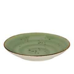 Stoel Raw, met bruin lederen zitting 