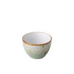 Stoel Raw, met bruin lederen zitting 