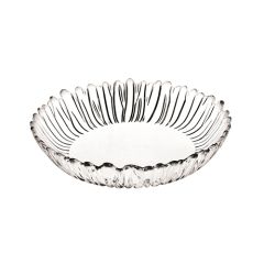 Stoel Raw, met bruin lederen zitting 