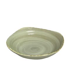 Stoel Raw, met bruin lederen zitting 