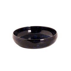 Stoel Raw, met bruin lederen zitting 