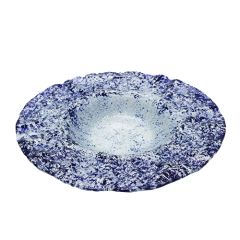 Stoel Raw, met bruin lederen zitting 