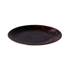 Stoel Raw, met bruin lederen zitting 