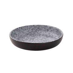 Stoel Raw, met bruin lederen zitting 