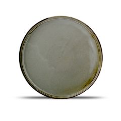 Stoel Raw, met bruin lederen zitting 