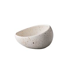 Stoel Raw, met bruin lederen zitting 