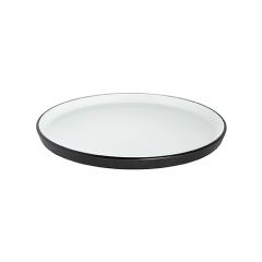 Stoel Raw, met bruin lederen zitting 