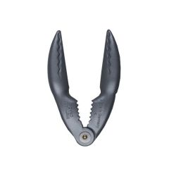 Stoel Raw, met bruin lederen zitting 