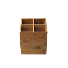 Stoel Raw, met bruin lederen zitting 