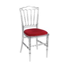 Stoel Raw, met bruin lederen zitting 