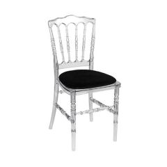 Stoel Raw, met bruin lederen zitting 