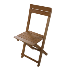 Stoel Raw, met bruin lederen zitting 