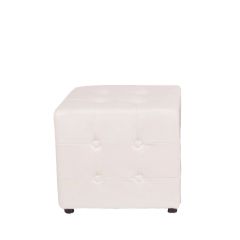 Stoel Raw, met bruin lederen zitting 