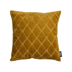 Stoel Raw, met bruin lederen zitting 