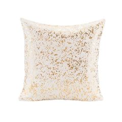 Stoel Raw, met bruin lederen zitting 