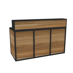 Stoel Raw, met bruin lederen zitting 