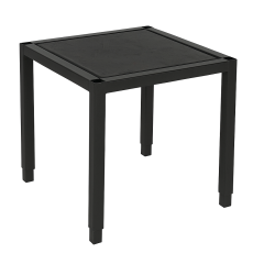 Stoel Raw, met bruin lederen zitting 