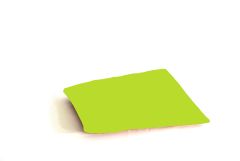 Stoel Raw, met bruin lederen zitting 