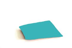 Stoel Raw, met bruin lederen zitting 