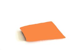 Stoel Raw, met bruin lederen zitting 