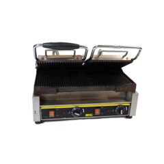 Stoel Raw, met bruin lederen zitting 