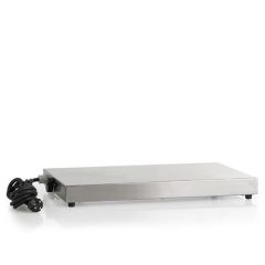 Stoel Raw, met bruin lederen zitting 