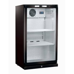 Stoel Raw, met bruin lederen zitting 