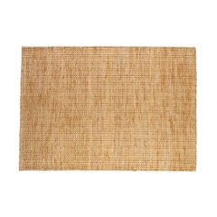 Stoel Raw, met bruin lederen zitting 