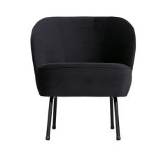 Stoel Raw, met bruin lederen zitting 