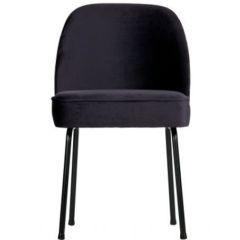 Stoel Raw, met bruin lederen zitting 