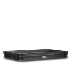 Stoel Raw, met bruin lederen zitting 