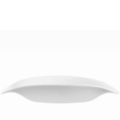 Stoel Raw, met bruin lederen zitting 