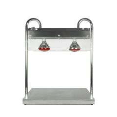 Stoel Raw, met bruin lederen zitting 