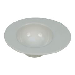 Stoel Raw, met bruin lederen zitting 