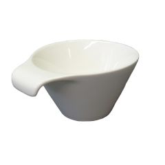 Stoel Raw, met bruin lederen zitting 