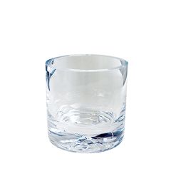 Stoel Raw, met bruin lederen zitting 