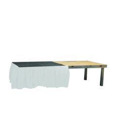 Stoel Raw, met bruin lederen zitting 