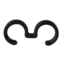 Stoel Raw, met bruin lederen zitting 