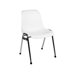 Stoel Raw, met bruin lederen zitting 