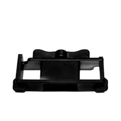 Stoel Raw, met bruin lederen zitting 