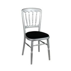 Stoel Raw, met bruin lederen zitting 